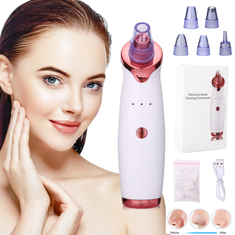 Acne Remove Machine Electric Blackhead Remover Vacuum Suction Pore Cleaner 3 Levels Acne B ...
